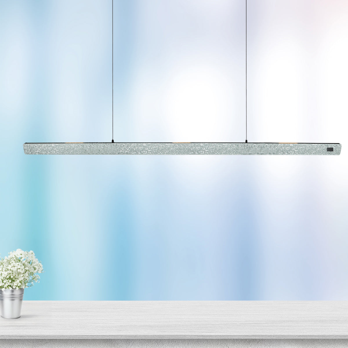 Дизайнерска висяща лампа Steinhauer Fluxy 4190ST с LED – изображение 2