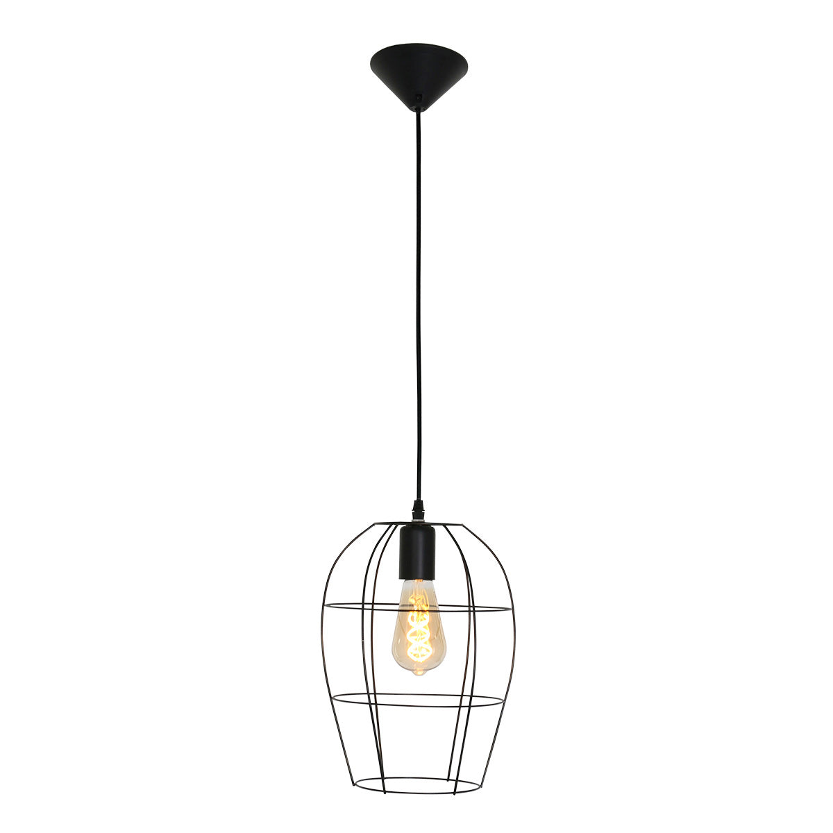Mexlite Minimalics Black Metal Pendant Light – image 1