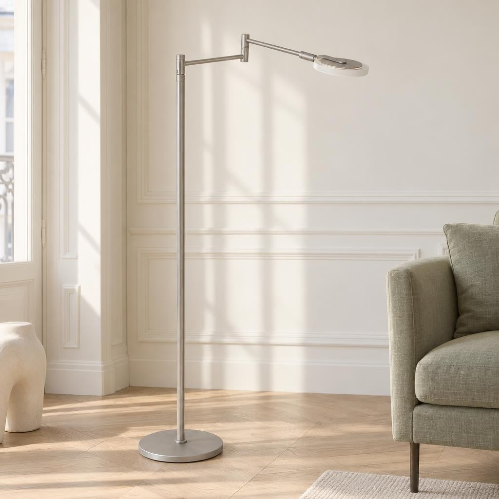 Modern LED állólámpa Steinhauer Turound – hangulatkép