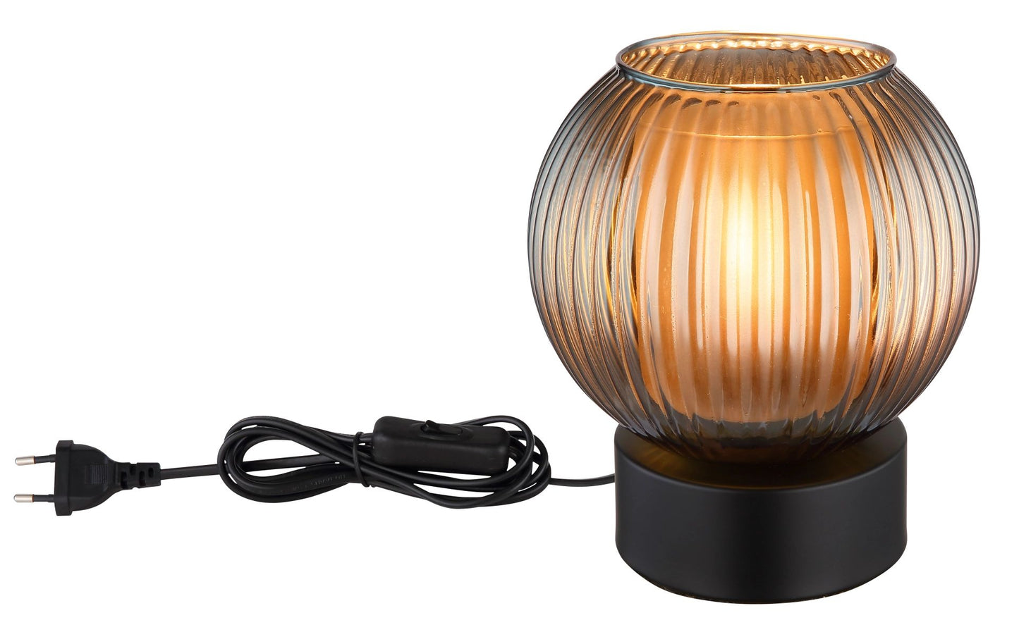 moderne-tafellamp-mat-zwart-met-glasbol-zumba-variant-image2