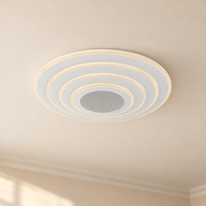 Obolg Jocelyn plafondlamp wit met dimbare LED – sfeerbeeld