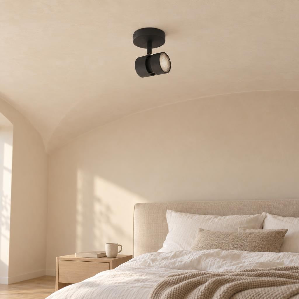 Sort LED-spot Steinhauer Natasja – stemningsbillede
