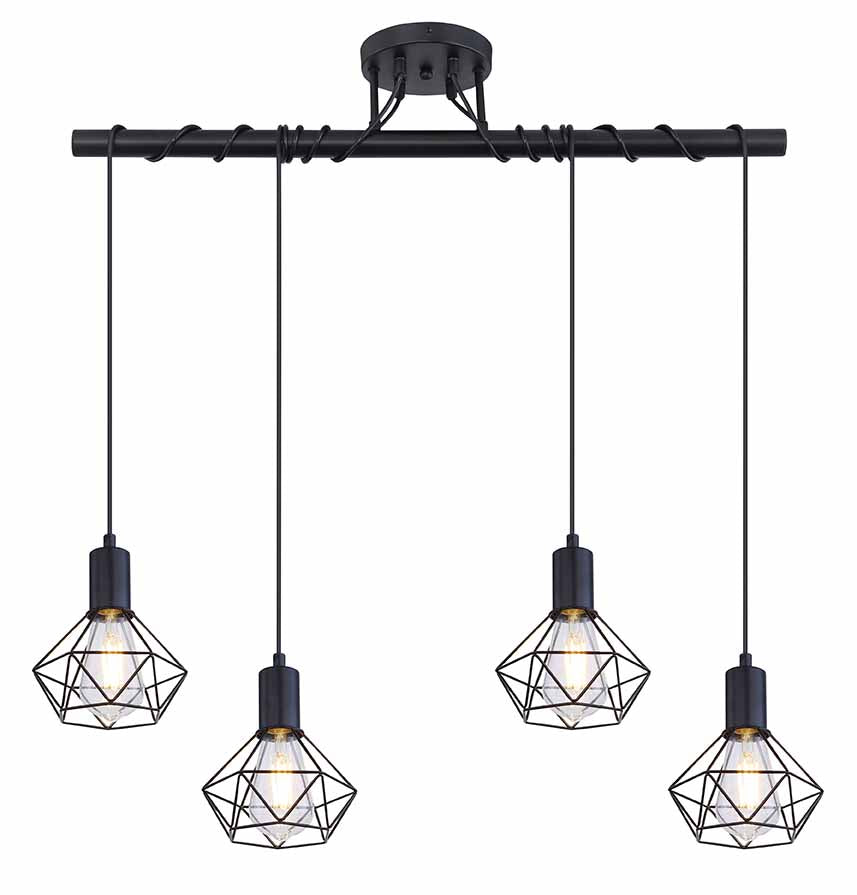hanglamp-zwart-4-lichts-rasterkap-globo-xara-i-variant-image1