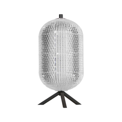 Nowoczesna czarna lampa stołowa LED Mexlite Geripu – zdjęcie 1