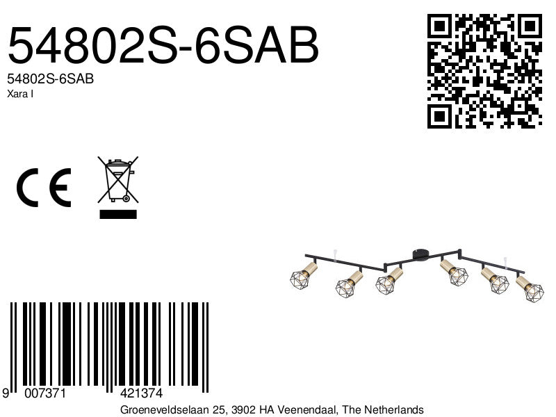 spot-rasterkap-zwart-messing-6-lichts-globo-xara-i-variant-image8a
