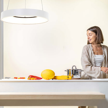 Кръгла LED висяща лампа Steinhauer Ringlede Ø48 см – изображение 2