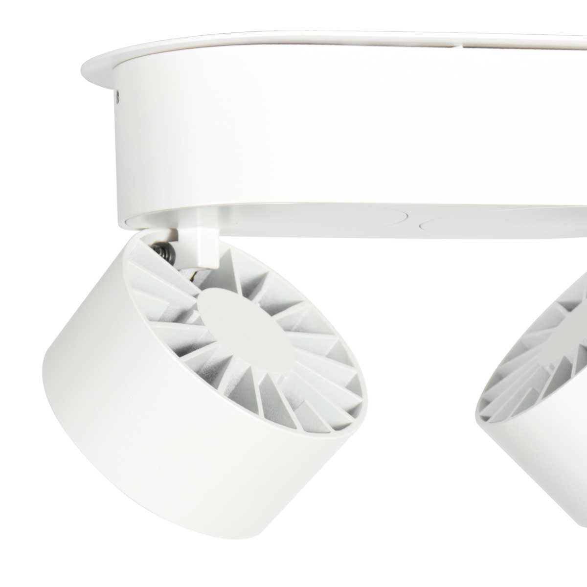 Mexlite Fez Black dubbele witte LED-opbouwspot – afbeelding 5