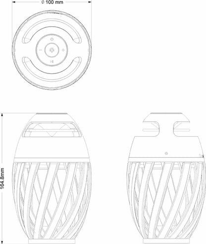 tafellampen-antraciet-plastic-speaker-modern-globo-stream-variant-image3