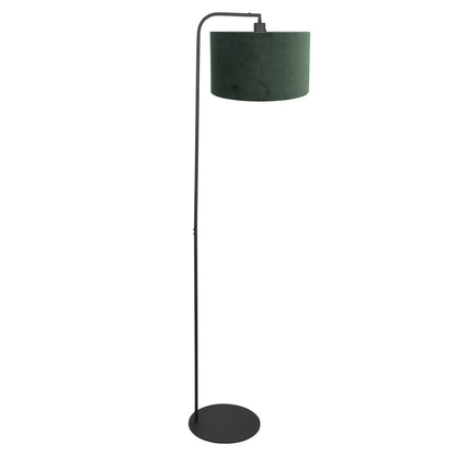 groene-velours-vloerlamp-met-zwart-armatuur-steinhauer-stang-main-image