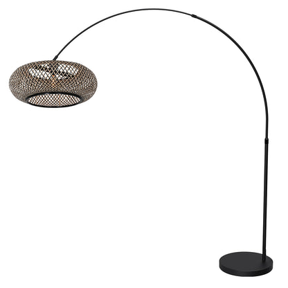 booglamp-zwart-met-zwart-naturel-bamboe-kap-verstelbaar-e27-mexlite-flair-variant-image1