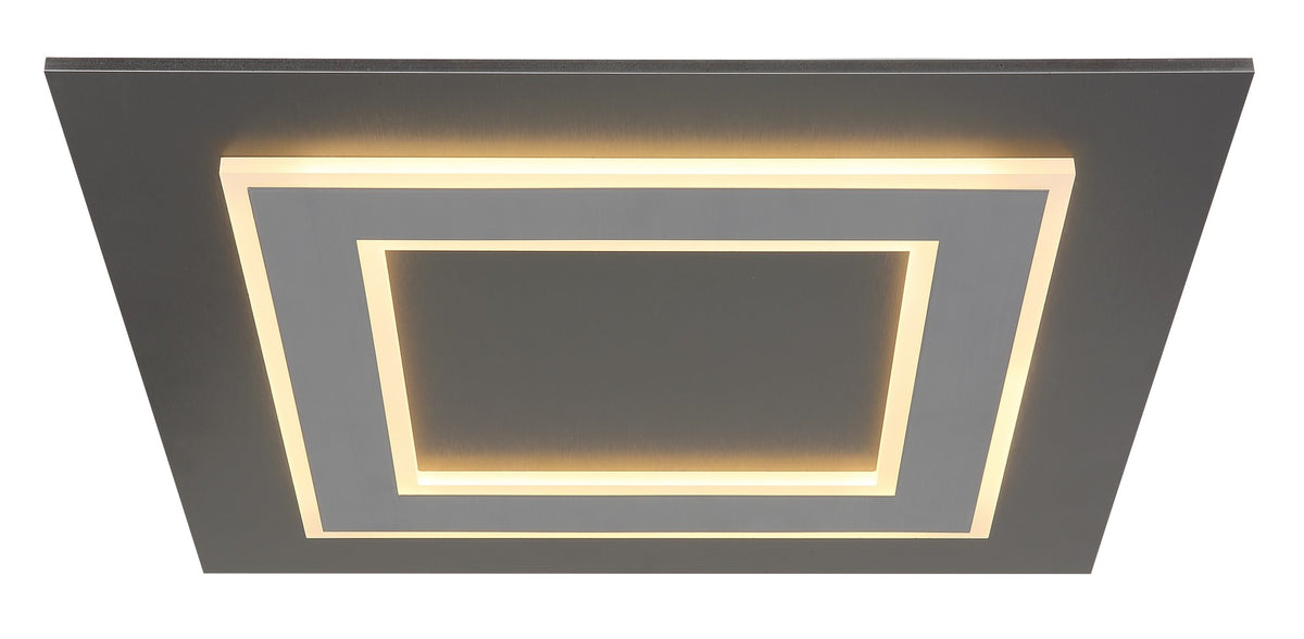 Lampada a soffitto LED in metallo antracite di piccole dimensioni e dal carattere distintivo – immagine 2