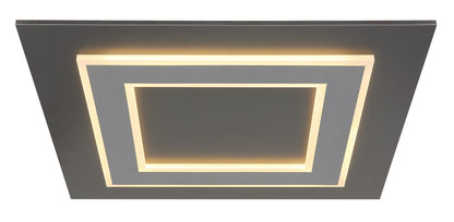 Lampada a soffitto LED in metallo antracite di piccole dimensioni e dal carattere distintivo – immagine 2