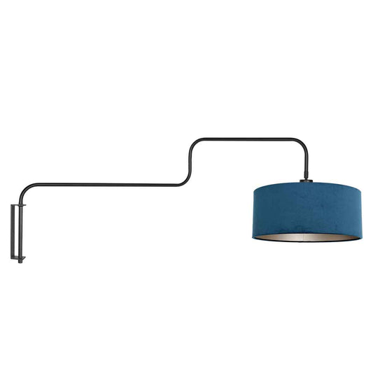 metalen-trendy-blauwe-zwarte-wandlamp-steinhauer-bloeba-main-image