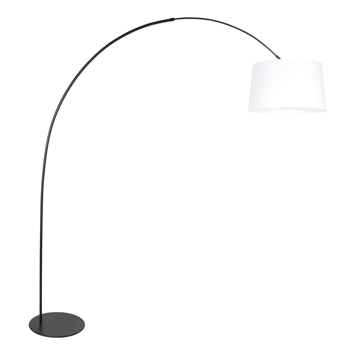 trendy-zwarte-booglamp-met-witte-kap-anne-lighting-curve-main-image