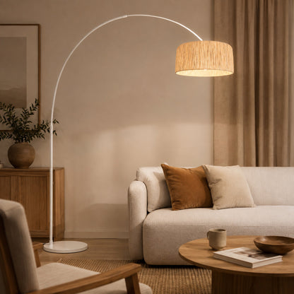 Бял бохемски лампион с кръгъл абажур Steinhauer Sparkled Light – изображение 2
