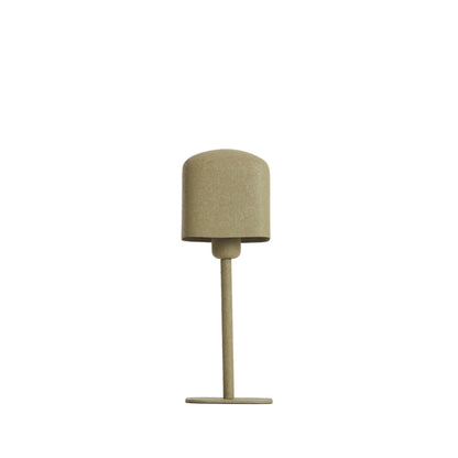Malá olivovo zelená kovová stolná lampa Light & Living Elenie