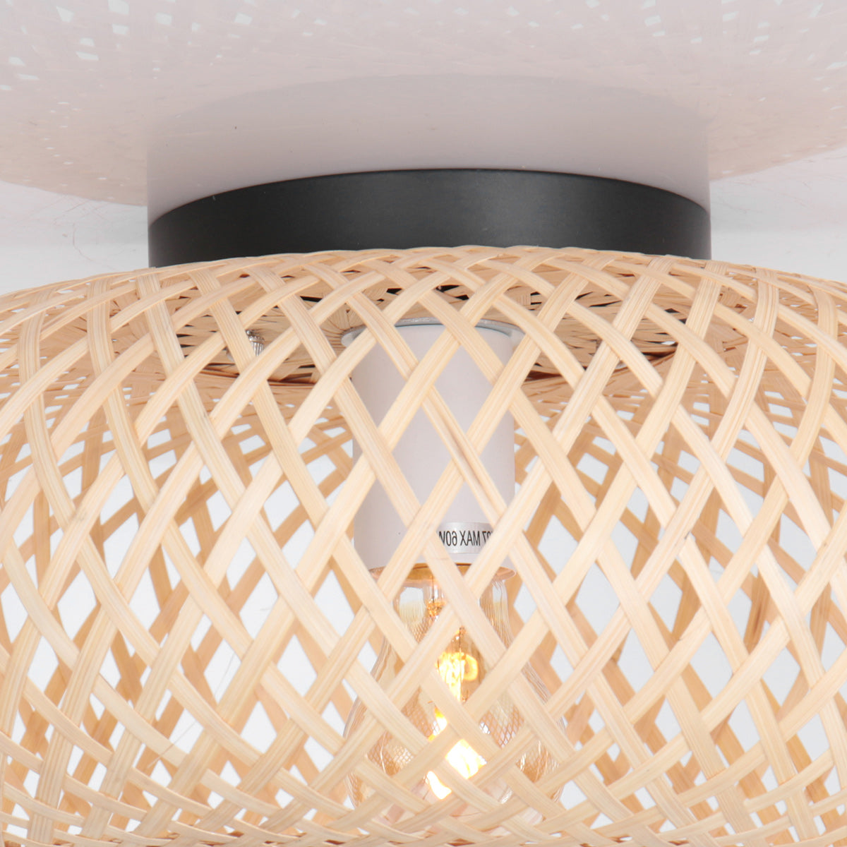 Stropné svietidlo z bambusu Anne Lighting Maze – obrázok 6