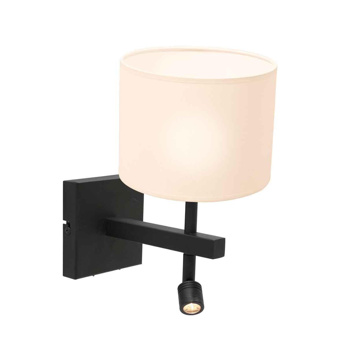 wandlamp-met-leeslampje-en-witte-kap-steinhauer-stang-main-image