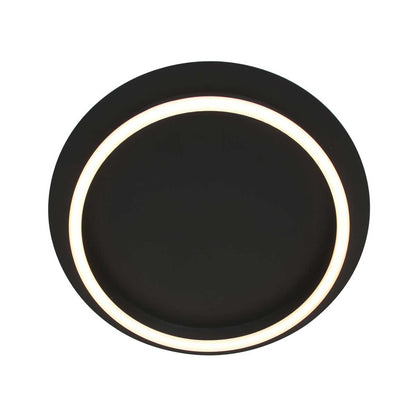 Черна кръгла LED плафониера Steinhauer Ringlux – изображение 10