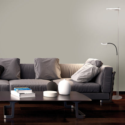 Steinhauer Turound Steel LED Floor Lamp with Reading Arm – image 2