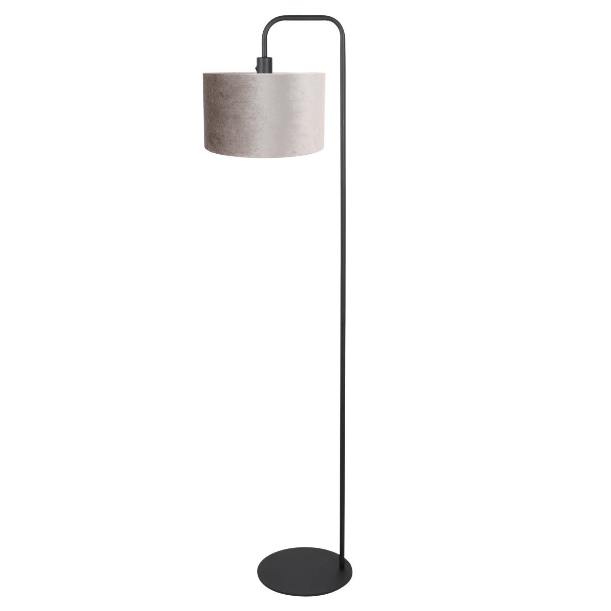zwarte-vloerlamp-met-grijs-taupe-velours-kap-mexlite-forma-variant-image1