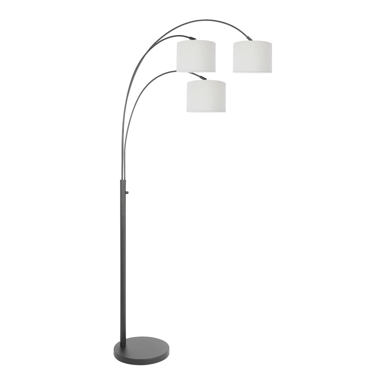 moderne-zwarte-booglamp-drie-lichts-steinhauer-sparkled-light-main-image