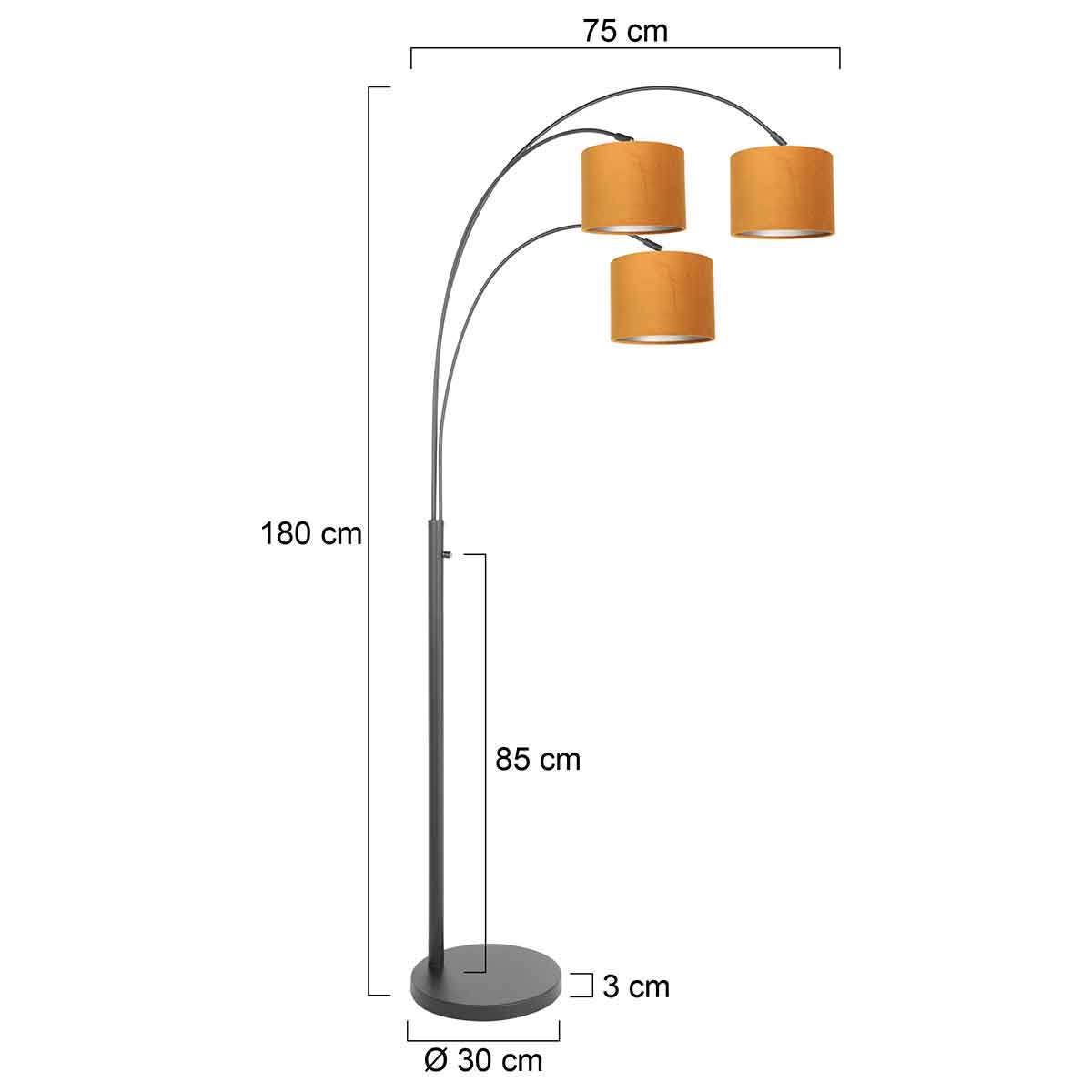 zwarte-booglamp-met-oranje-kappen-steinhauer-sparkled-light-variant-image7