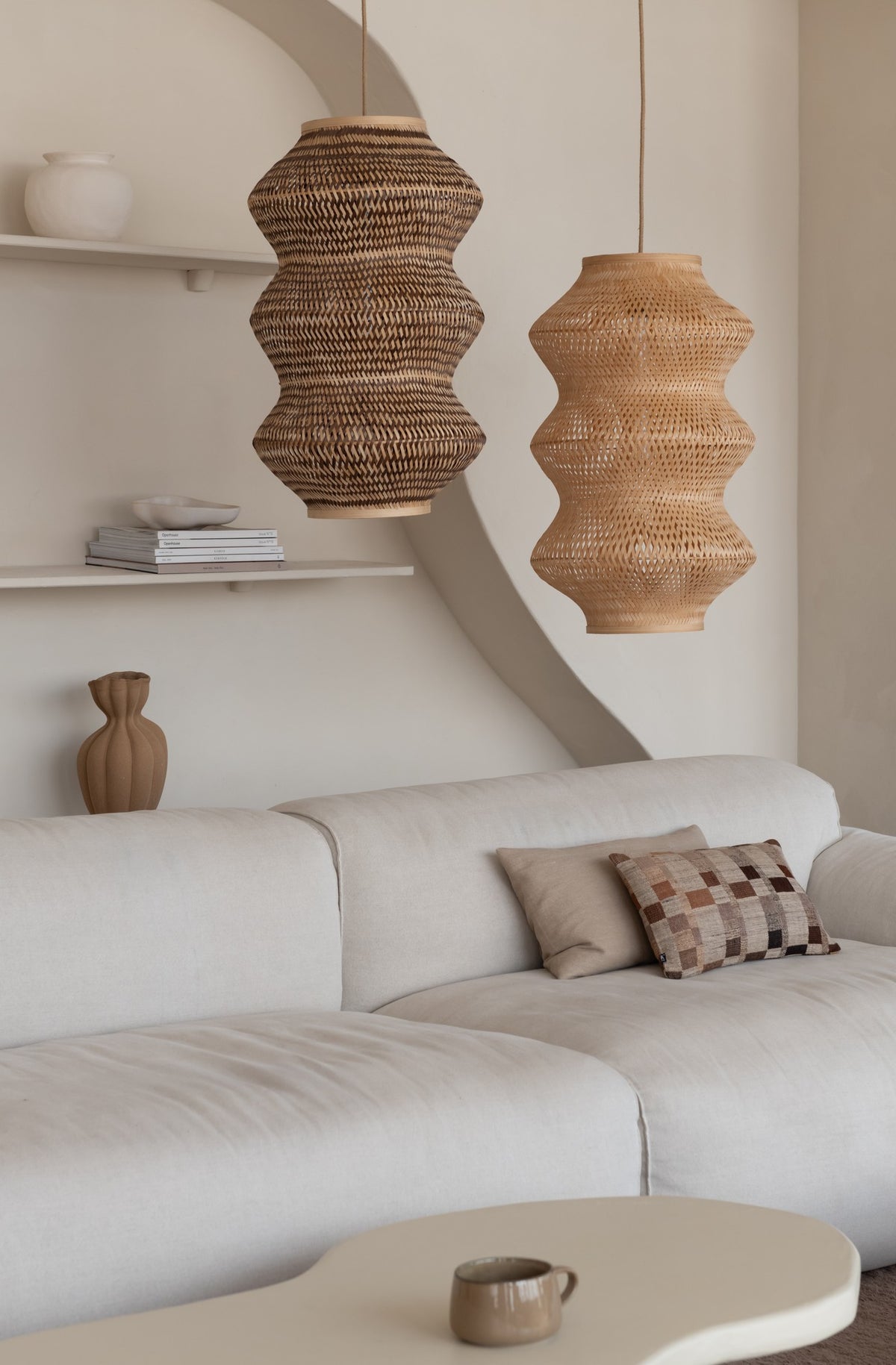 Lampada a sospensione in bambù color naturale senza tempo GOOD&MOJO Barbados – immagine 12