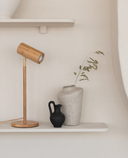 Lampada da tavolo in bambù naturale grande GOOD&MOJO Java – immagine 4