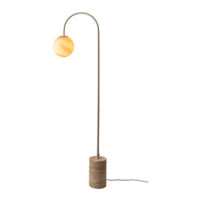Elegantná piesková travertínová podlahová lampa It's About RoMi Tivoli