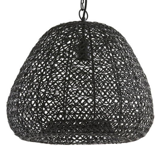 rustieke-zwarte-hanglamp-geweven-light-living-finou-main-image