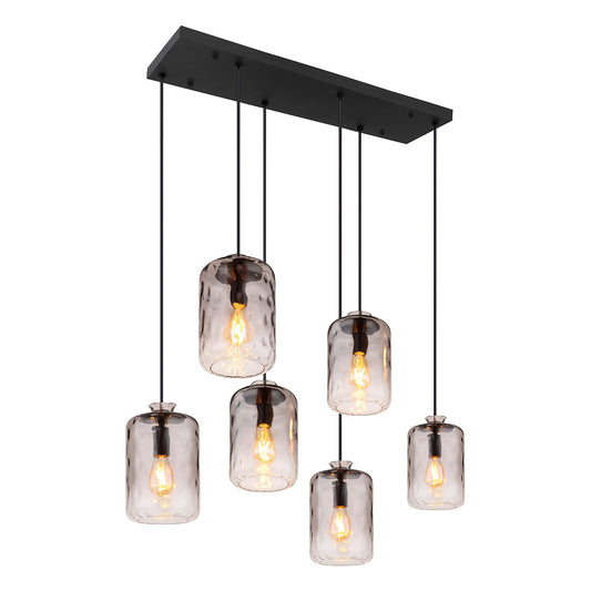 hanglamp-rookglas-metaal-modern-zwart-globo-darina-main-image