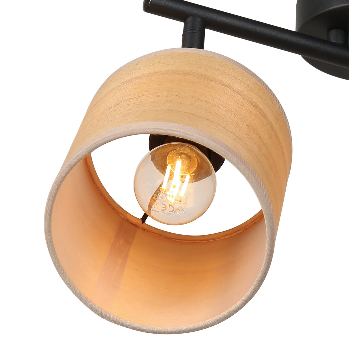 Mexlite Bambus 2-Light Black Bamboo Spotlight – image 12