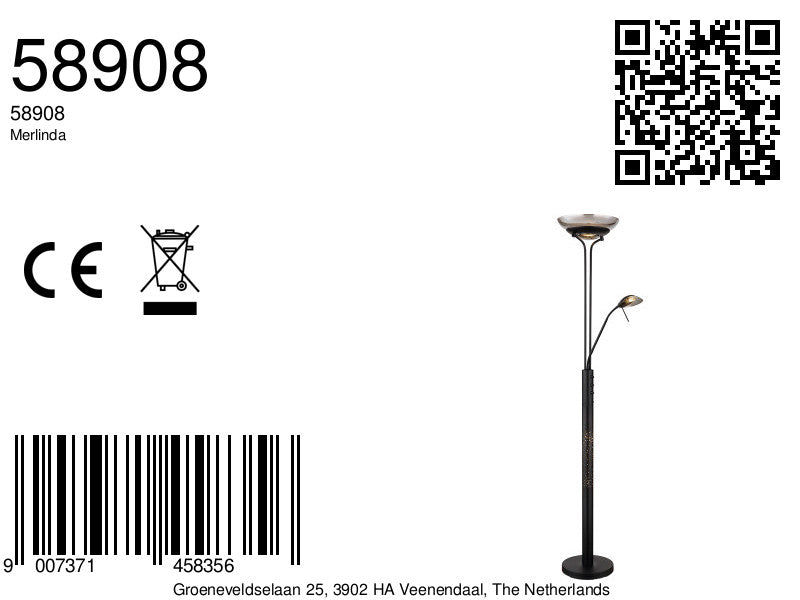 2-kap-vloerlamp-metaal-rookglas-zwart-globo-merlinda-variant-image8a