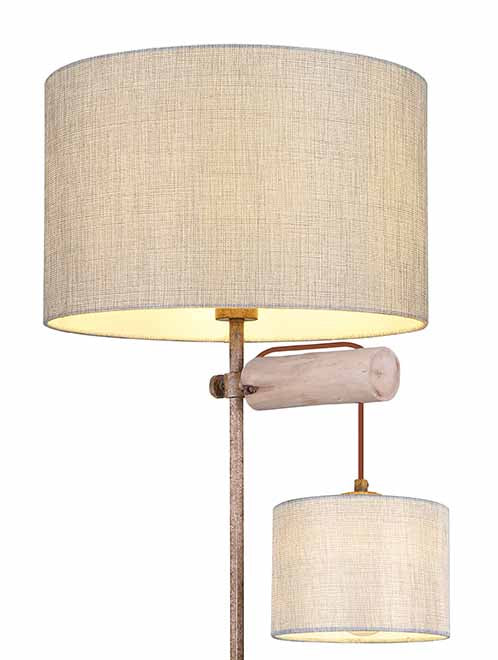 2-kap-klassieke-bruine-vloerlamp-globo-lenni-variant-image1