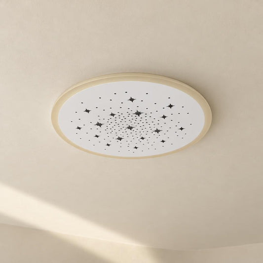 Plafon LED branco em metal Globo Murphy – fotografia de ambiente