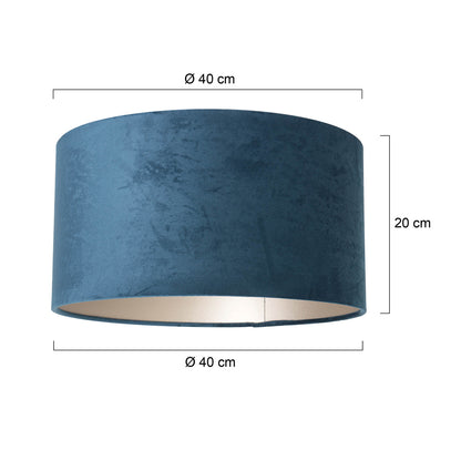 moderne-blauwe-velours-lampenkap-steinhauer-variant-image7