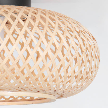 Stropné svietidlo z bambusu Anne Lighting Maze – obrázok 5