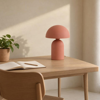 Bordslampa Tolima i terrakotta – Light & Living – miljöbild