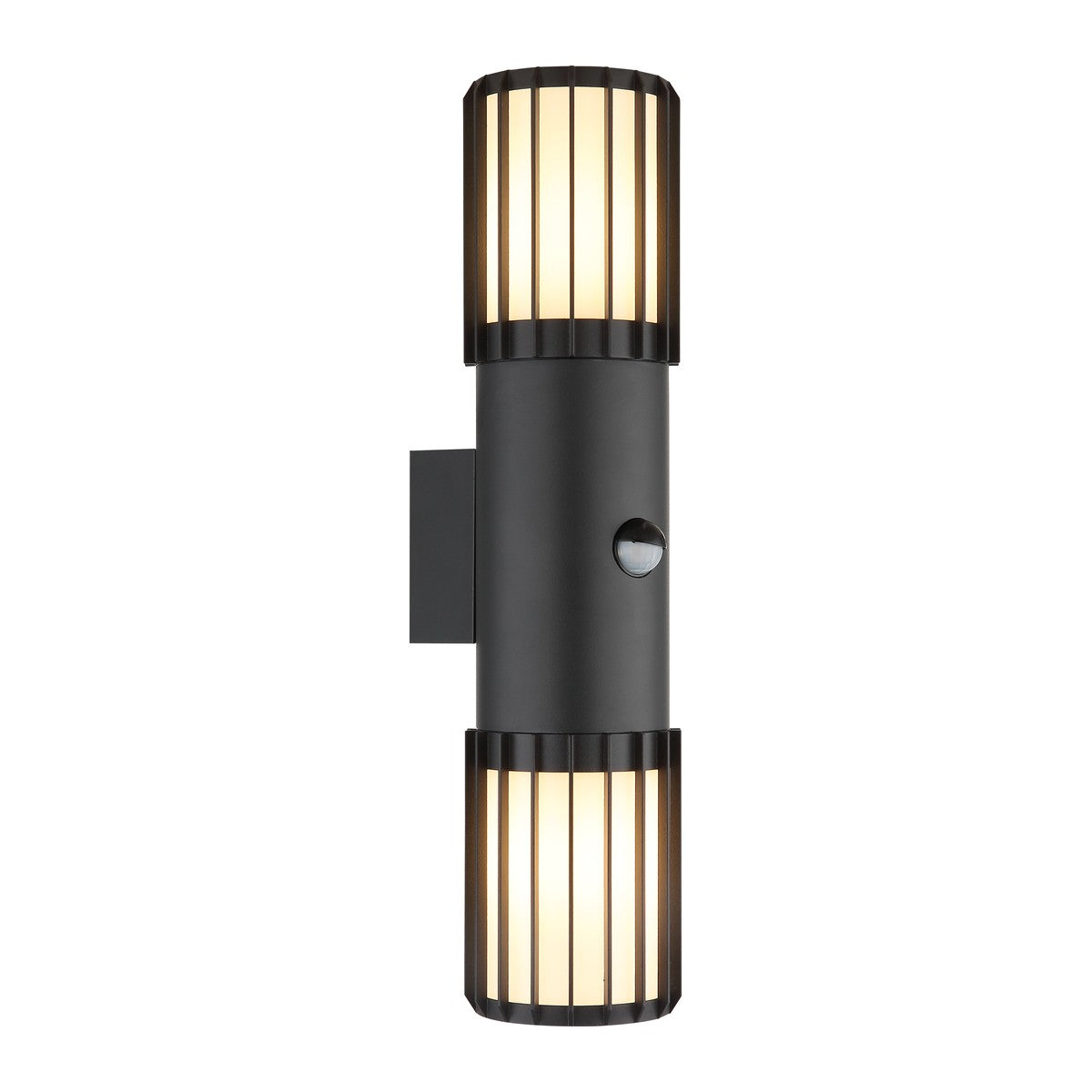 Modern antracitfärgad aluminium utomhusvägglampa