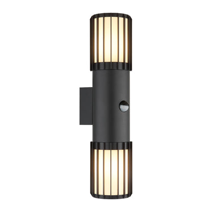 Modern antracitfärgad aluminium utomhusvägglampa