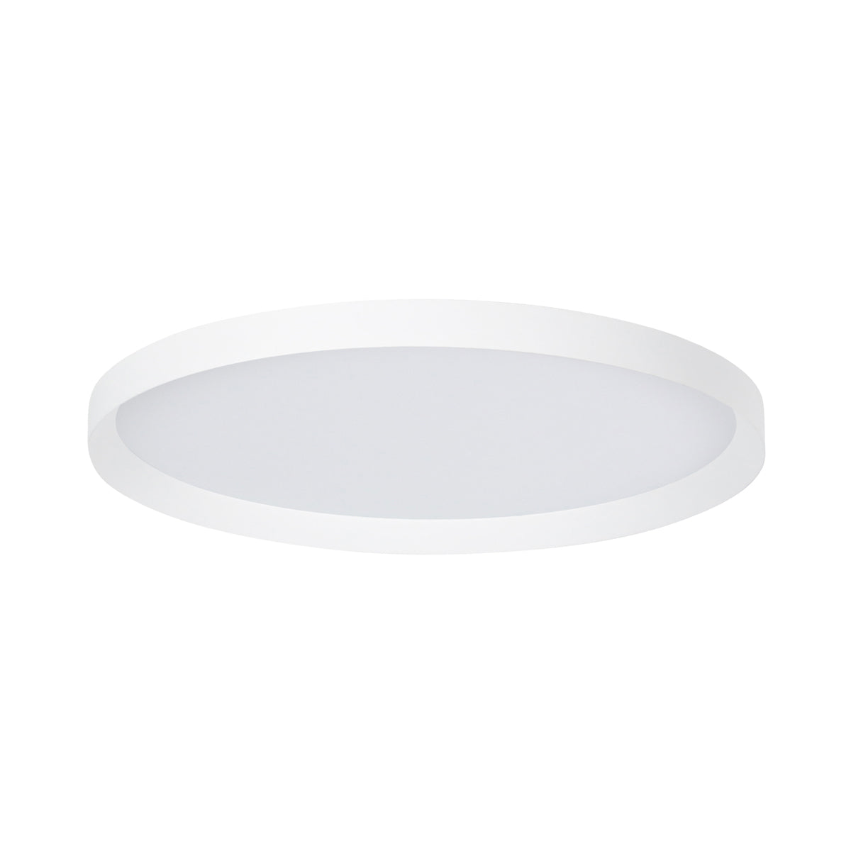 Кръгъл бял LED плафон Steinhauer Flady – изображение 1