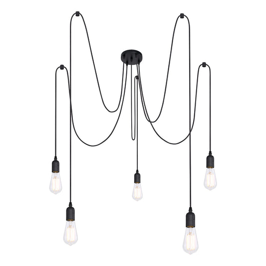 flexibele-5-lichts-hanglamp-zwart-globo-oliver-main-image