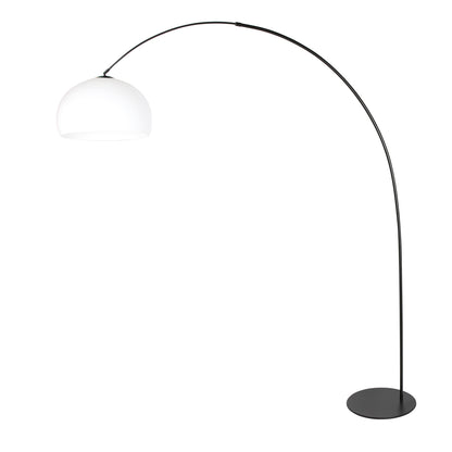 traditionele-zwarte-booglamp-met-witte-kap-anne-lighting-curve-variant-image1