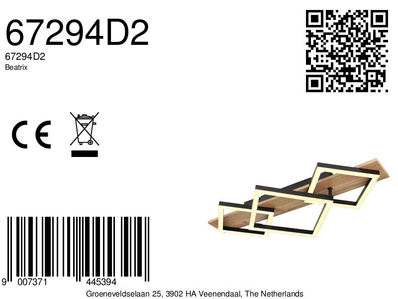 2-lichts-geometrische-plafondlamp-zwart-bruin-globo-beatrix-variant-image8a