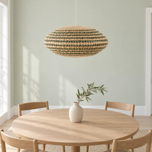 Grøn rotanpendel Light & Living Tawela – stemningsbillede