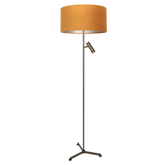 bronzen-vloerlamp-met-gouden-velours-kap-en-leesarm-steinhauer-stang-main-image