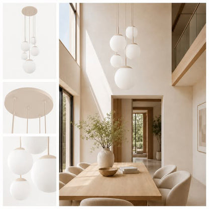 5-lichts-hanglamp-mat-wit-glas-creme-steinhauer-bollique-variant-image2