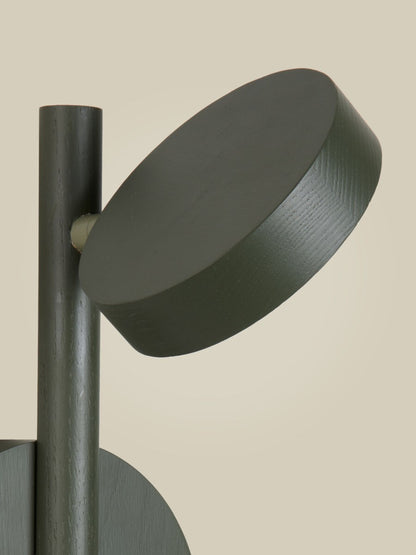 Zwarte houten wandlamp met ronde kap GOOD&MOJO Okinawa – afbeelding 5