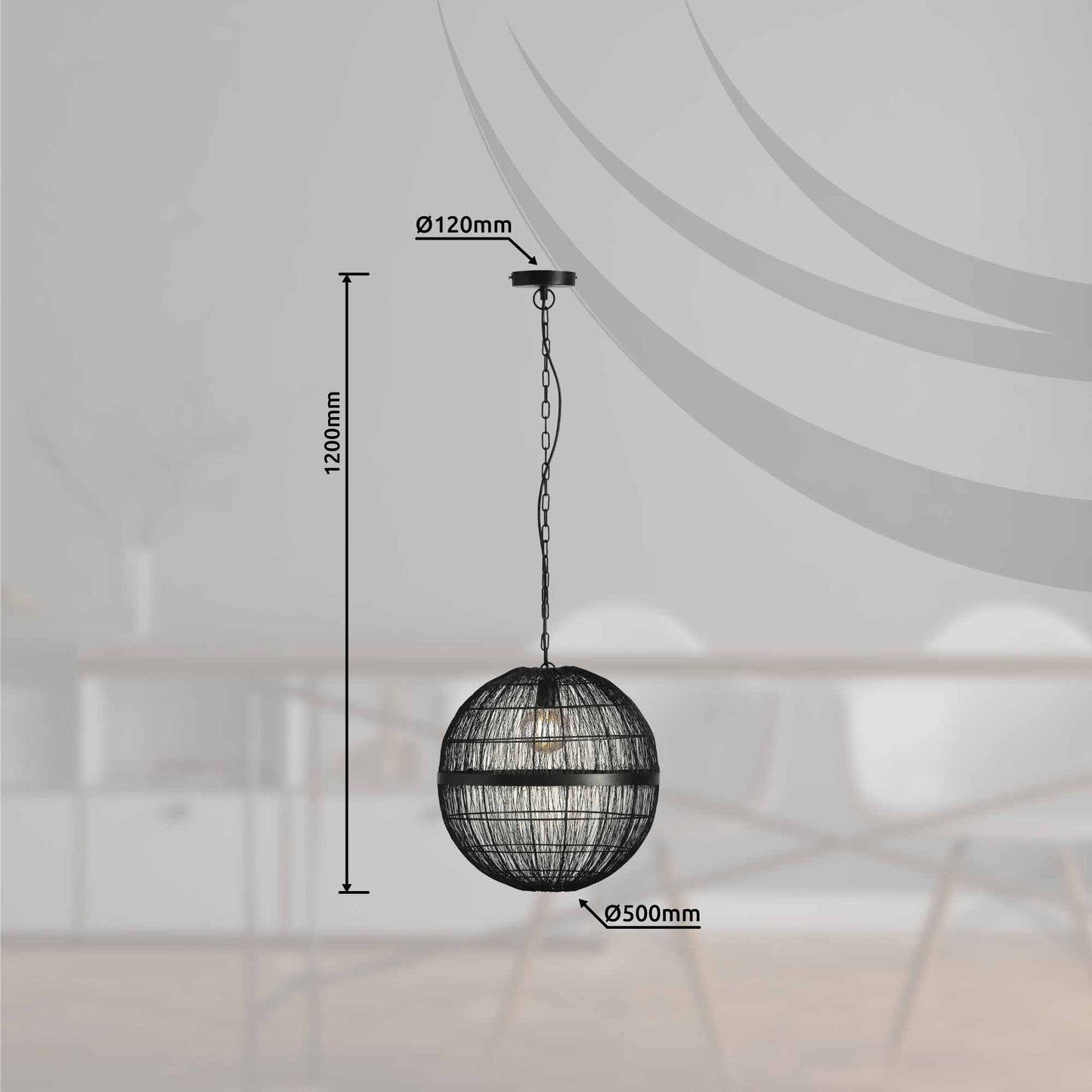 bolvormige-zwarte-oosters-hanglamp-globo-hermi-ii-variant-image1